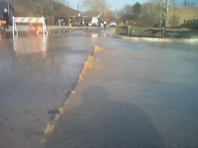 broken water main

