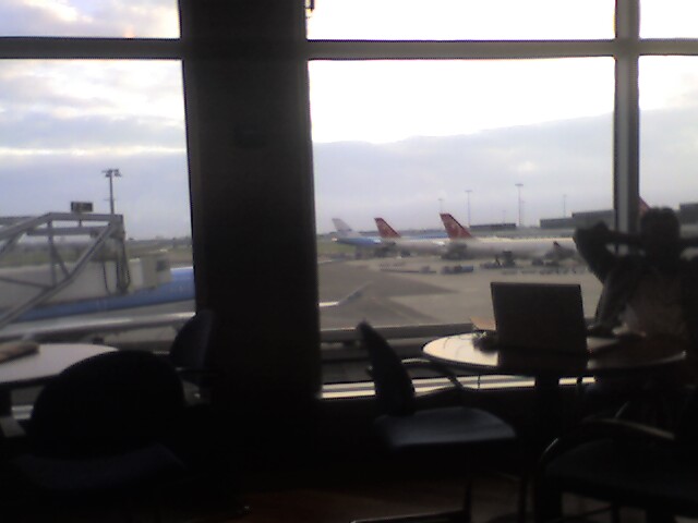 Dawn at the KLM Lounge