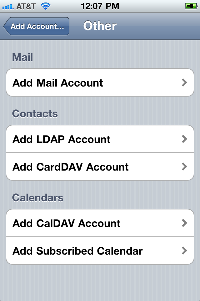 Caldav problems on IPhone google